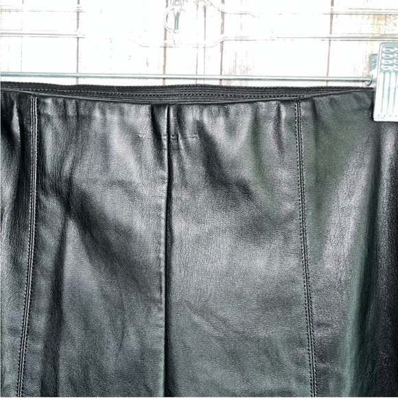 Ann Taylor Faux Leather Side Zip Pants - Picture 4 of 6